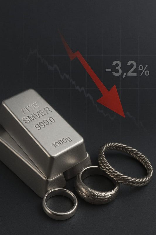 تراجع أسعار الفضة بقيمة جنيه خلال أسبوع مع انخفاض الأوقية عالميًا بنسبة 3.2%