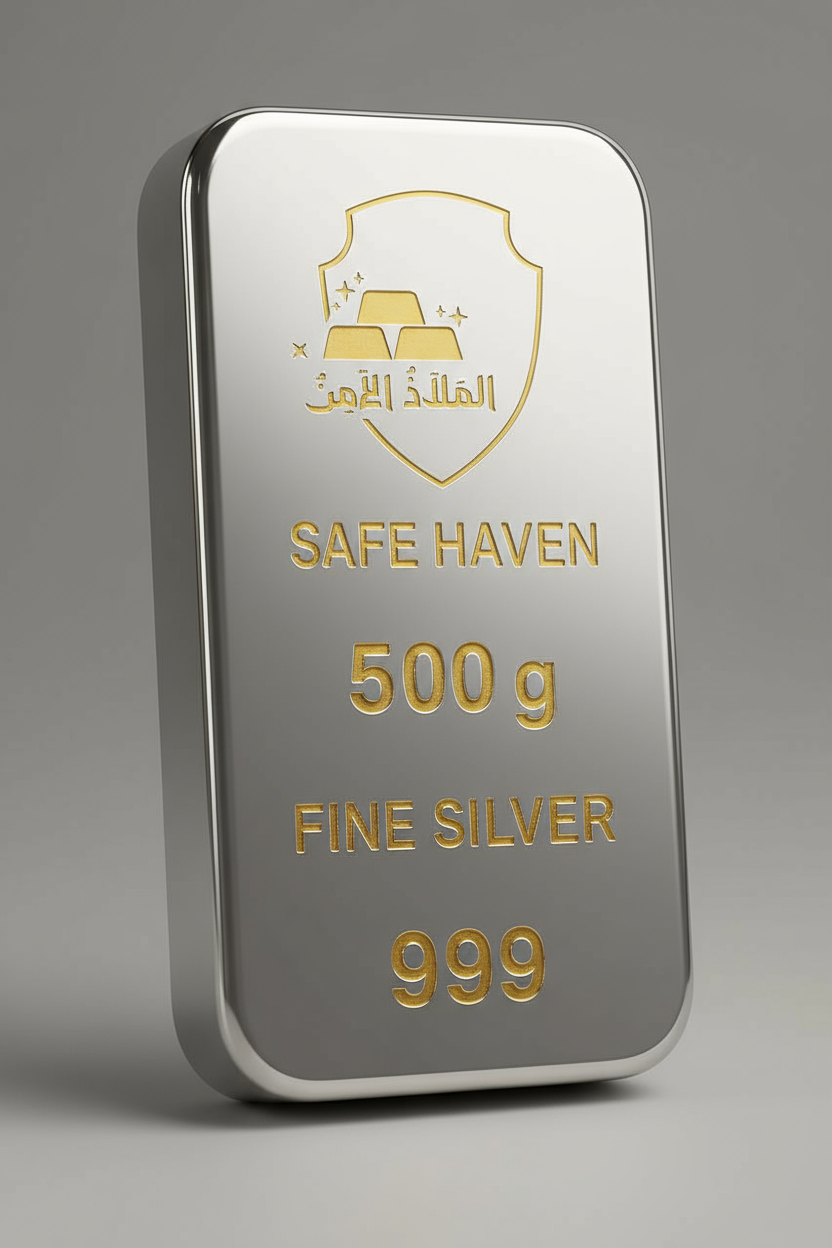 سبيكة فضة نصف كيلو (500جرام) عيار 999